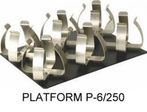 DISH PLATFORM PP-4 WITH RUBBER MAT